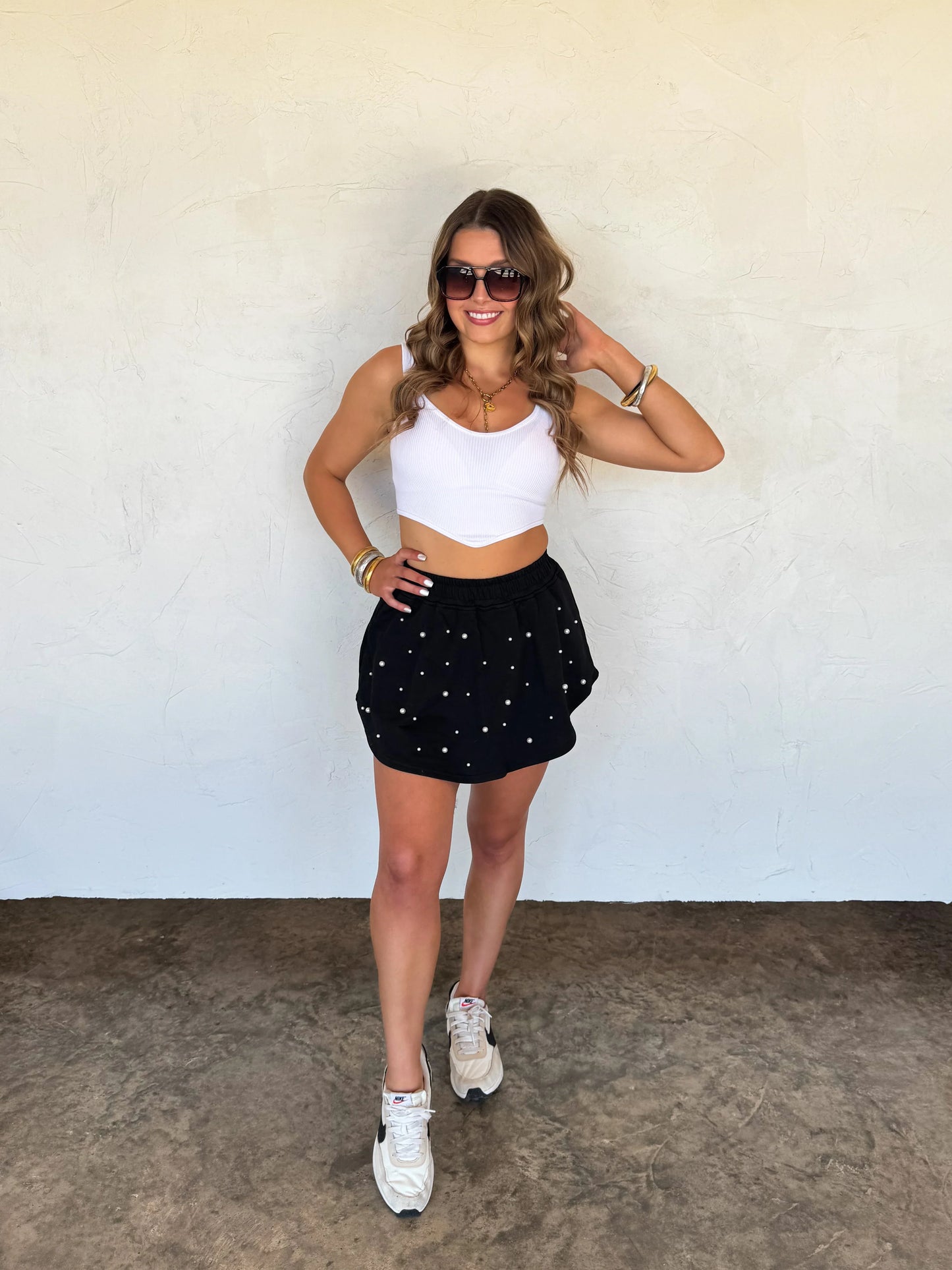 PREORDER: Pretty In Pearls Skort in Four Colors