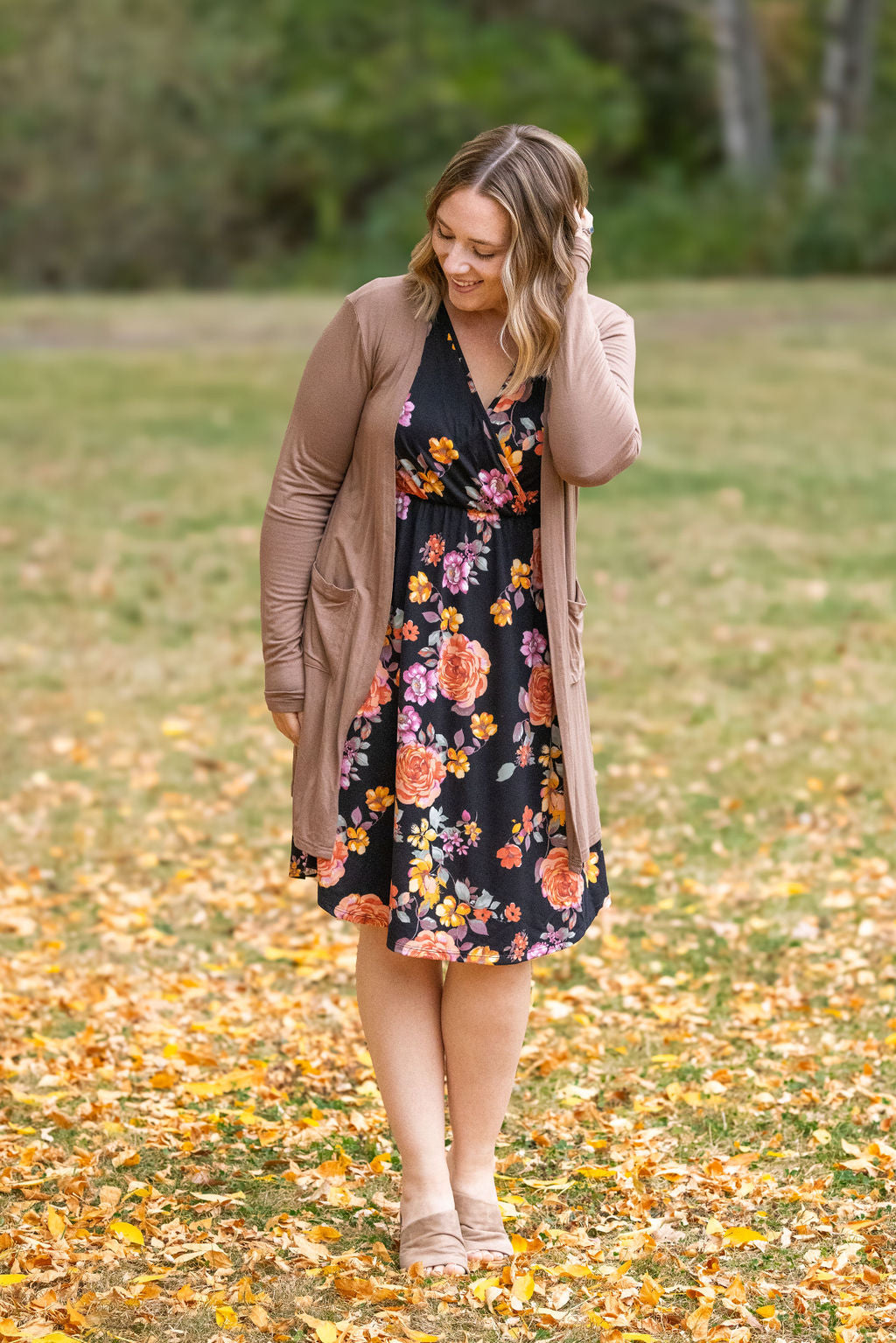 Taylor Dress - Black Floral Mix