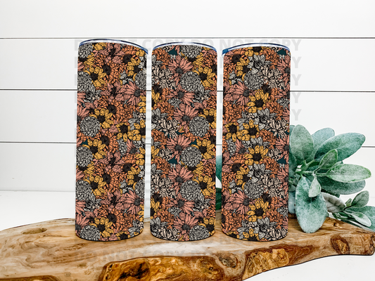 Spring Flower Stainless Steel Tumbler