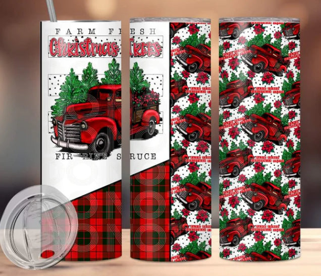 Farm Fresh Christmas Trees Tumbler