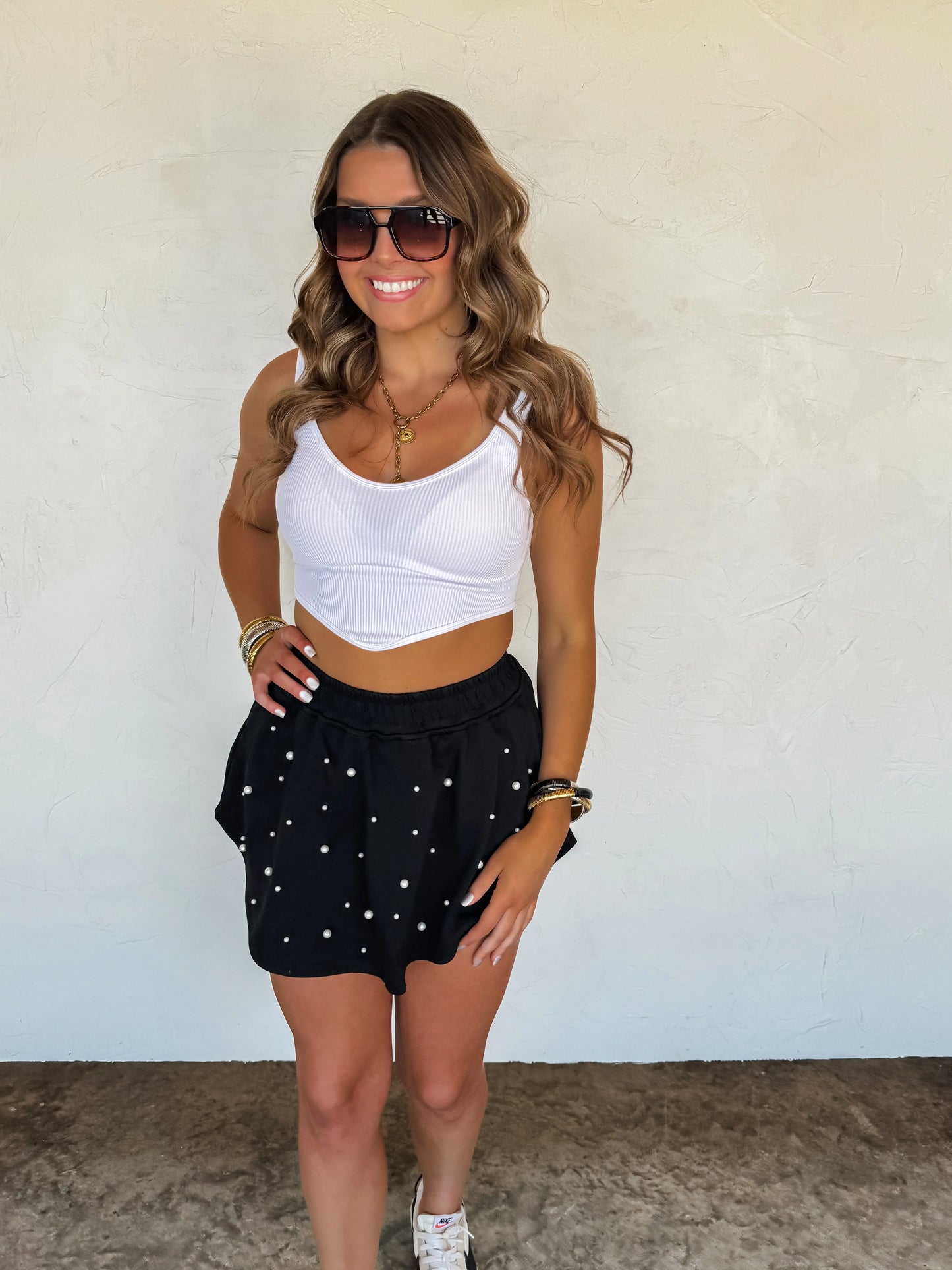 PREORDER: Pretty In Pearls Skort in Four Colors