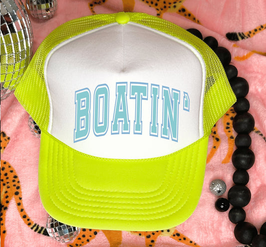 Boatin trucker hat