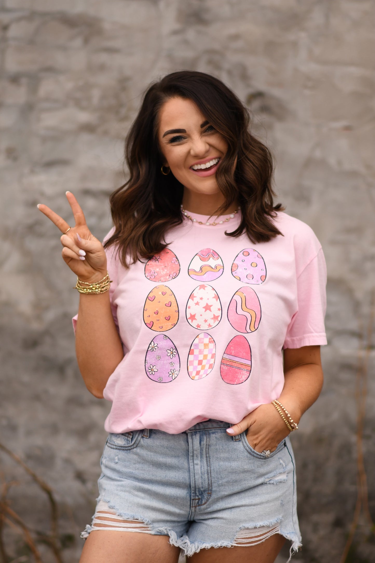 Retro Easter Eggs Tee