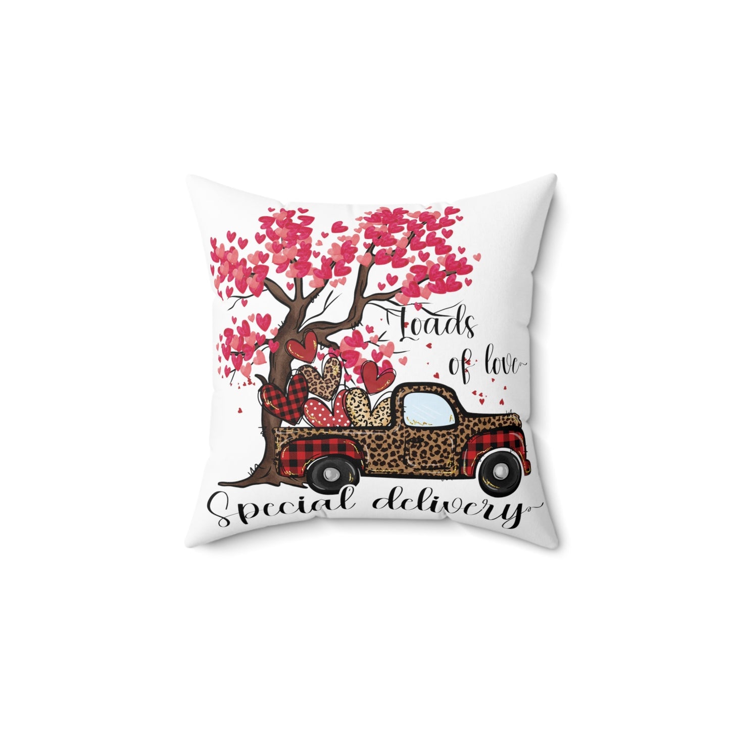 Loads Of Love Special Delivery Spun Polyester Square Pillow