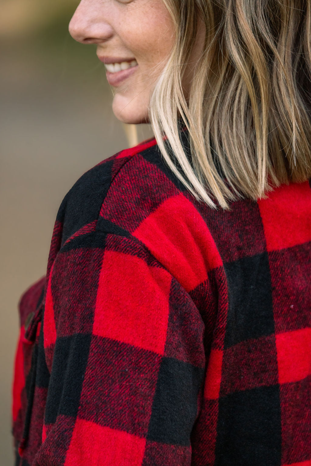 Norah Plaid Shacket - Buffalo Plaid