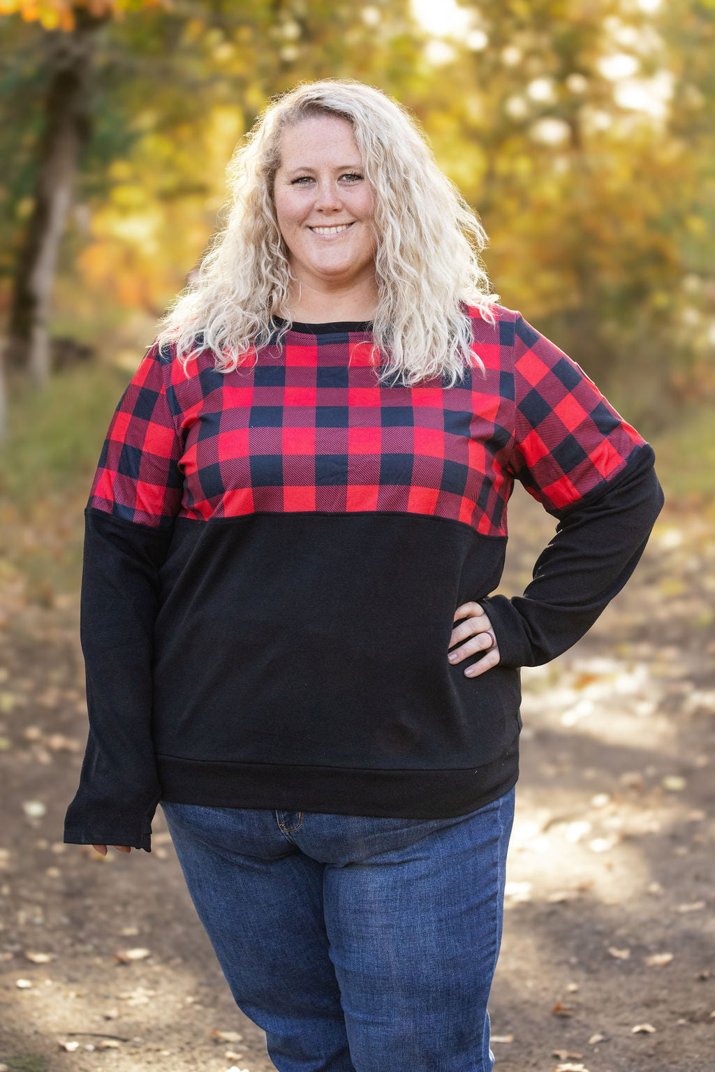 Natalie Pullover - Buffalo Plaid