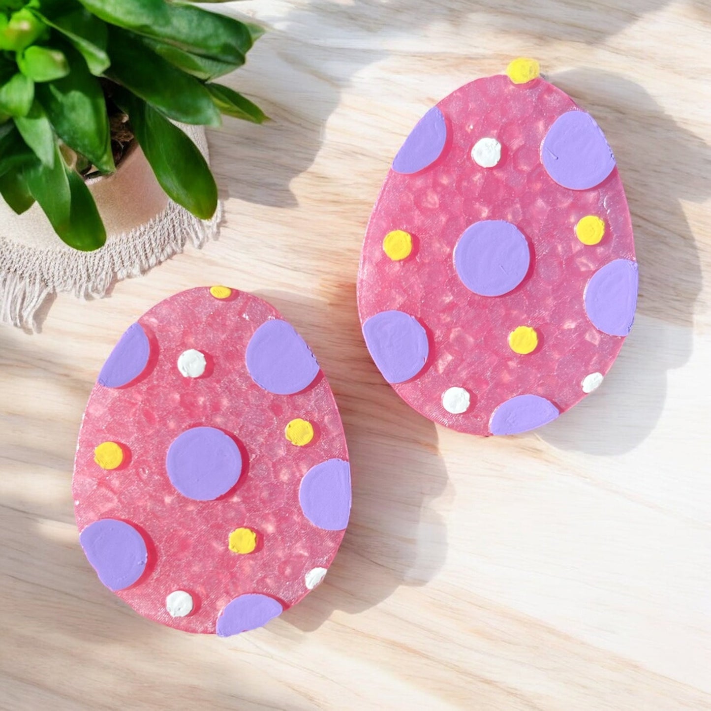 Pink Egg Magnets