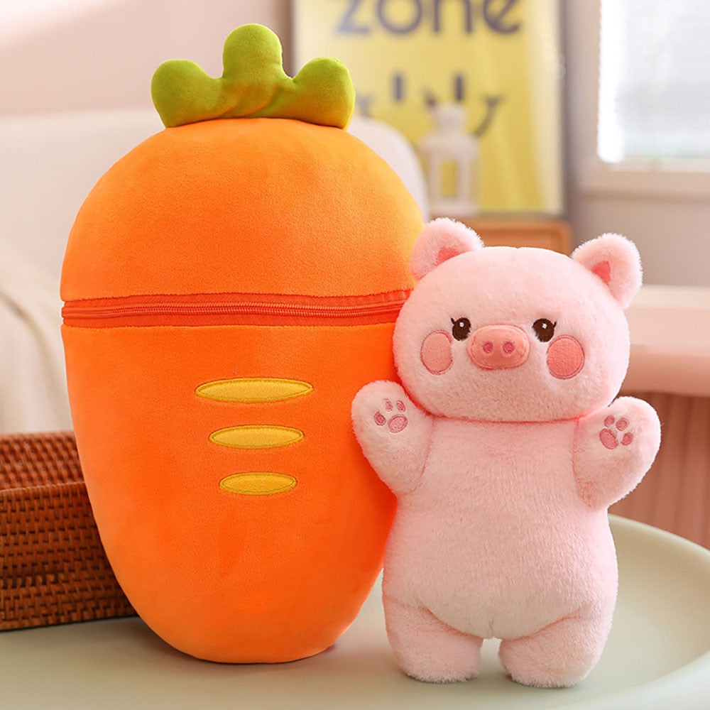 Fruit Transform Animal Plushies