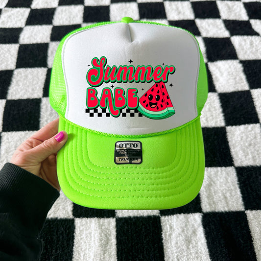 Summer Babe trucker hat