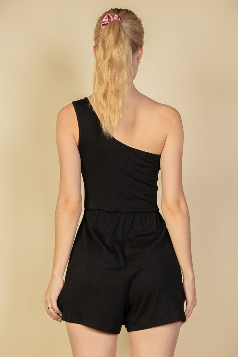 One Shoulder Romper