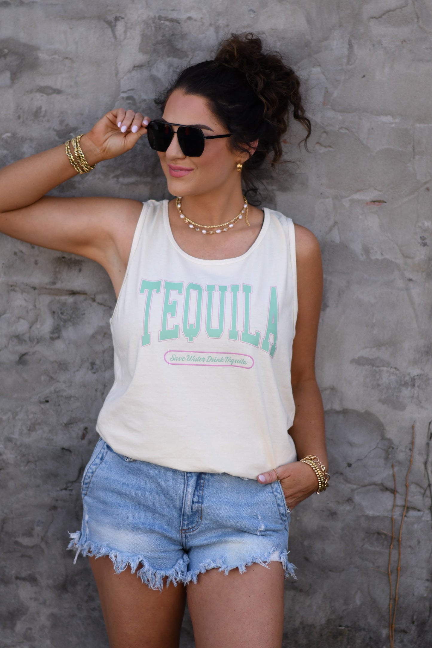 Save Water Drink Tequila Tank/Tee