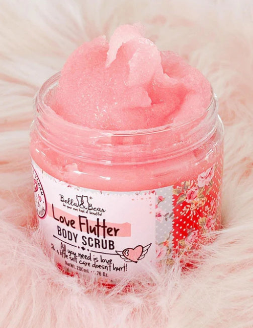 6.7oz Vegan & Cruelty Free Love Flutter Body Scrub