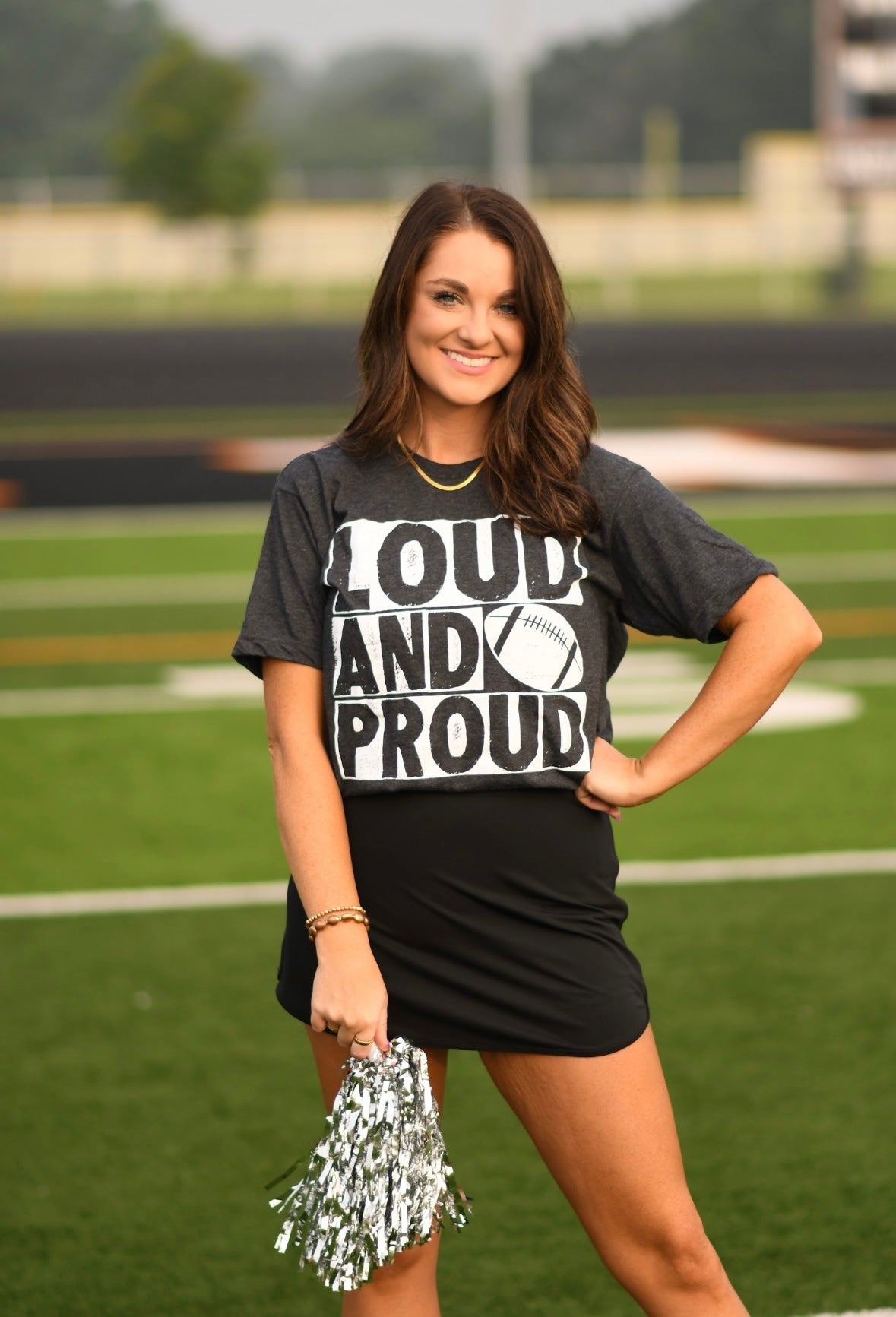 *SALE* RTS Heather Charcoal Loud And Proud Tee