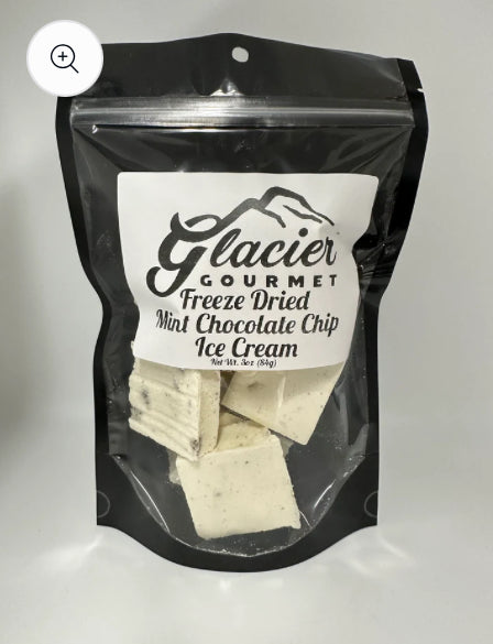 Freeze Dried Mint Chocolate Chip Ice Cream - 3oz Bag