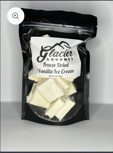 Freeze Dried Vanilla Ice Cream - 3oz Bag