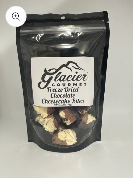 Made with Premium Chocolate Cheesecake
Freeze Dried Chocolate Cheesecake Bites - 3.5oz Bag