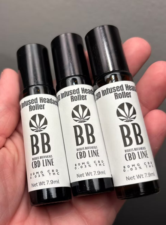 CBD infused Headache Roller