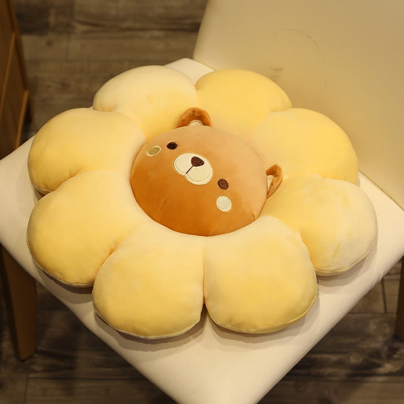 Animal Flower Plush Pillow