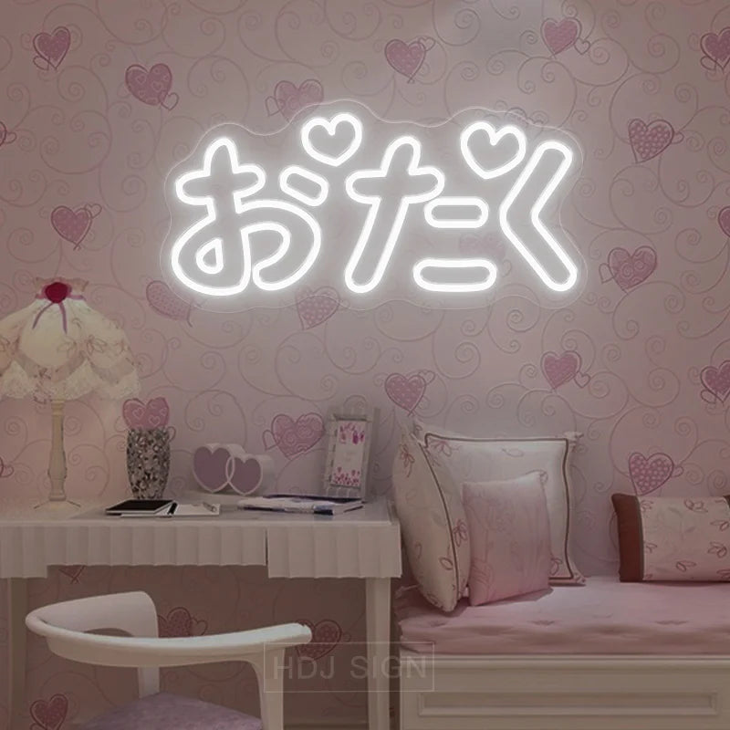 "Otaku" Neon Light SIgn