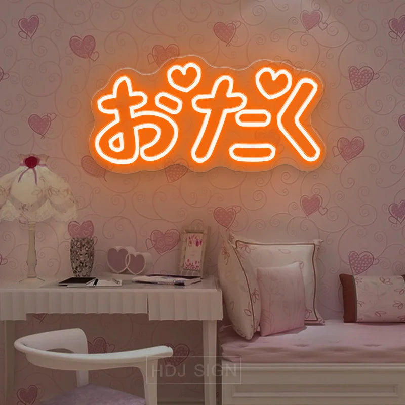 "Otaku" Neon Light SIgn