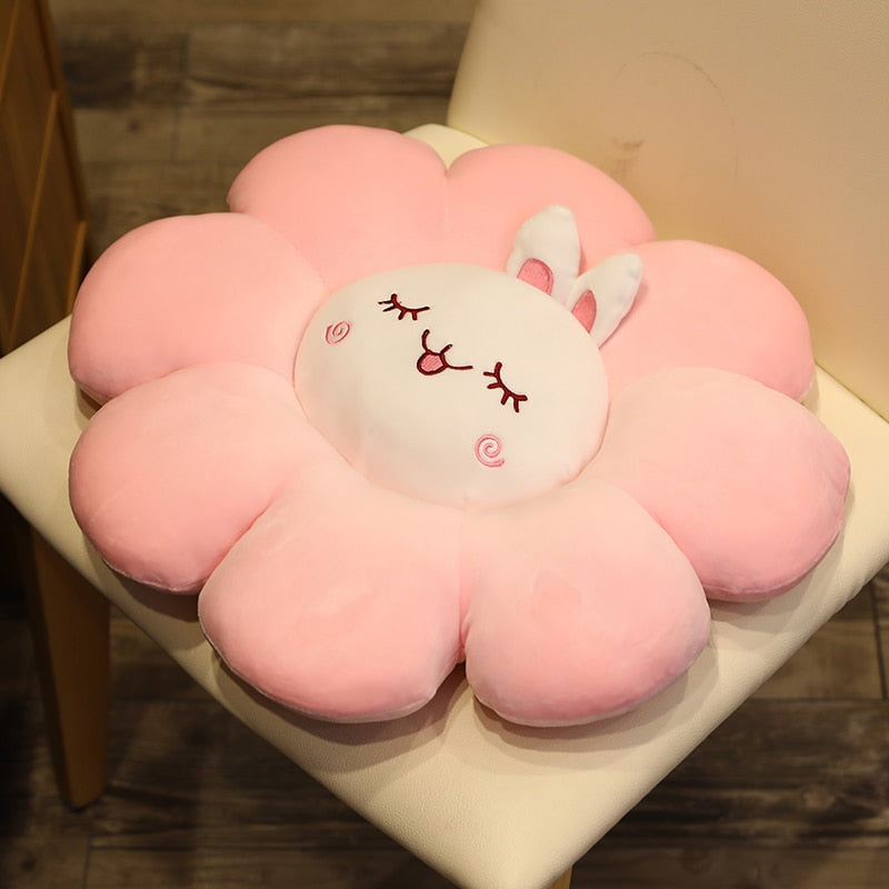 Animal Flower Plush Pillow