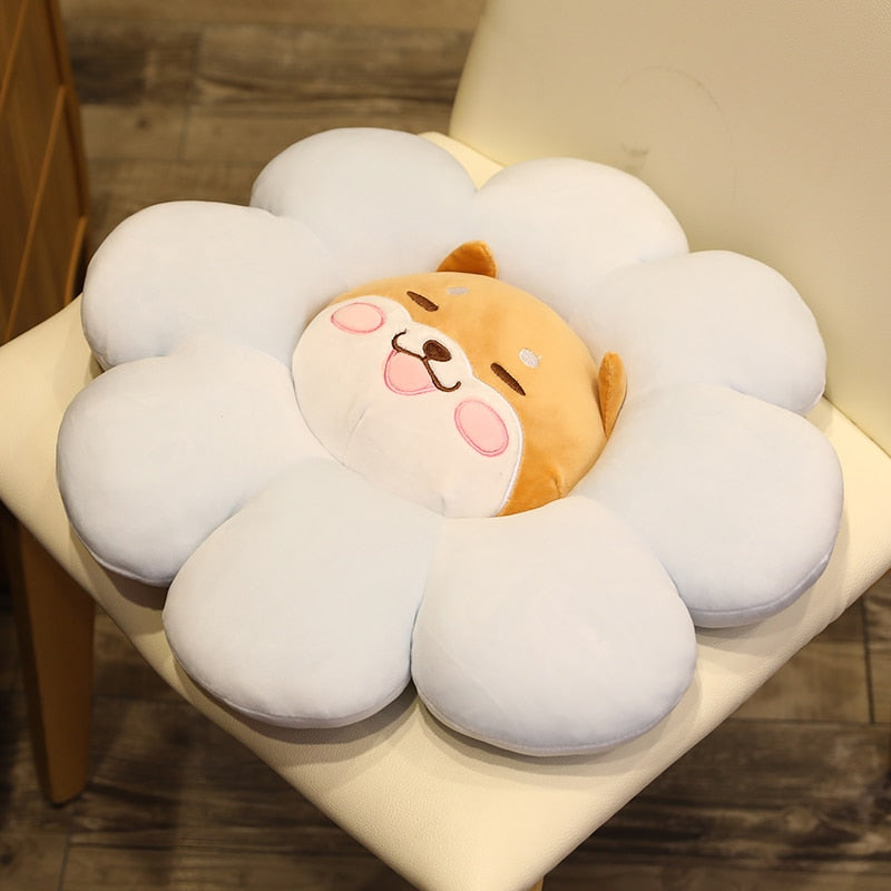 Animal Flower Plush Pillow