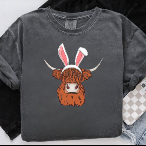 The Easter cow sublimation T-shirt