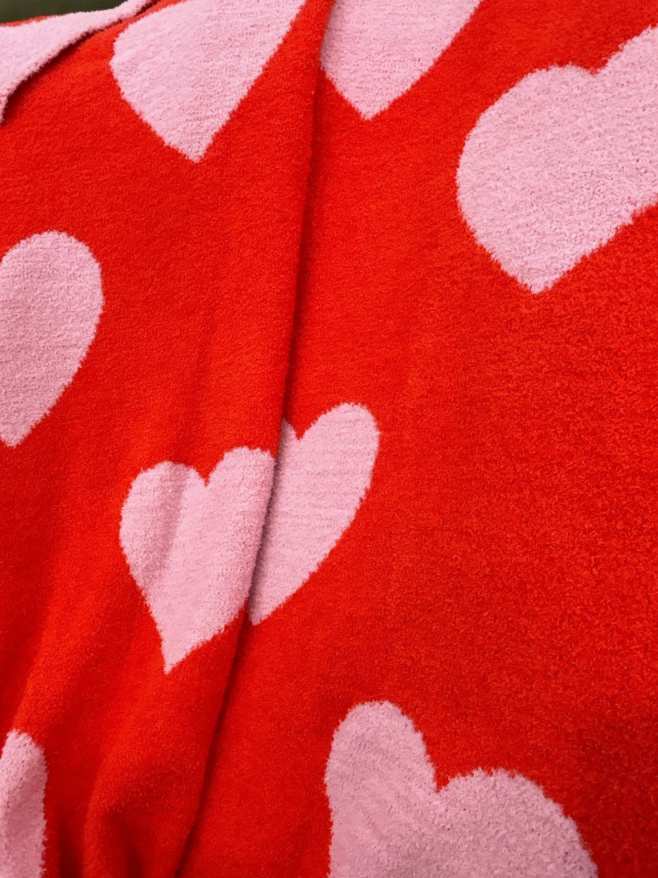 Love Luxe Reversible Heart Blanket