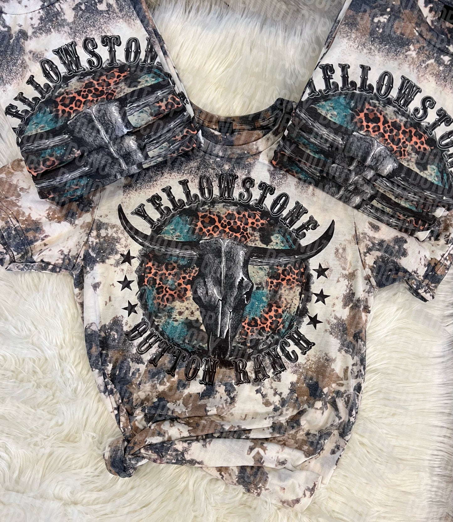 YS Cowhide Bleached Tee