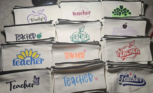 Customized teacher pencil bag