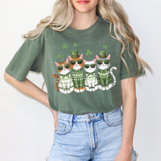 Shamrock Cats || Tee