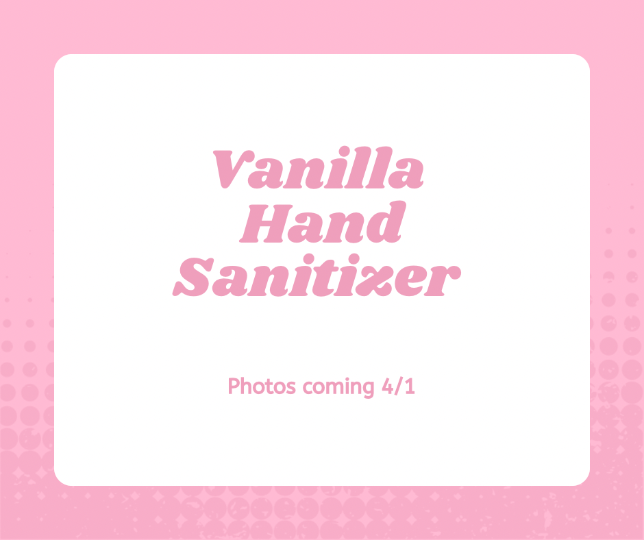 Vanilla Hand Sanitizer Spray *Pre Order*