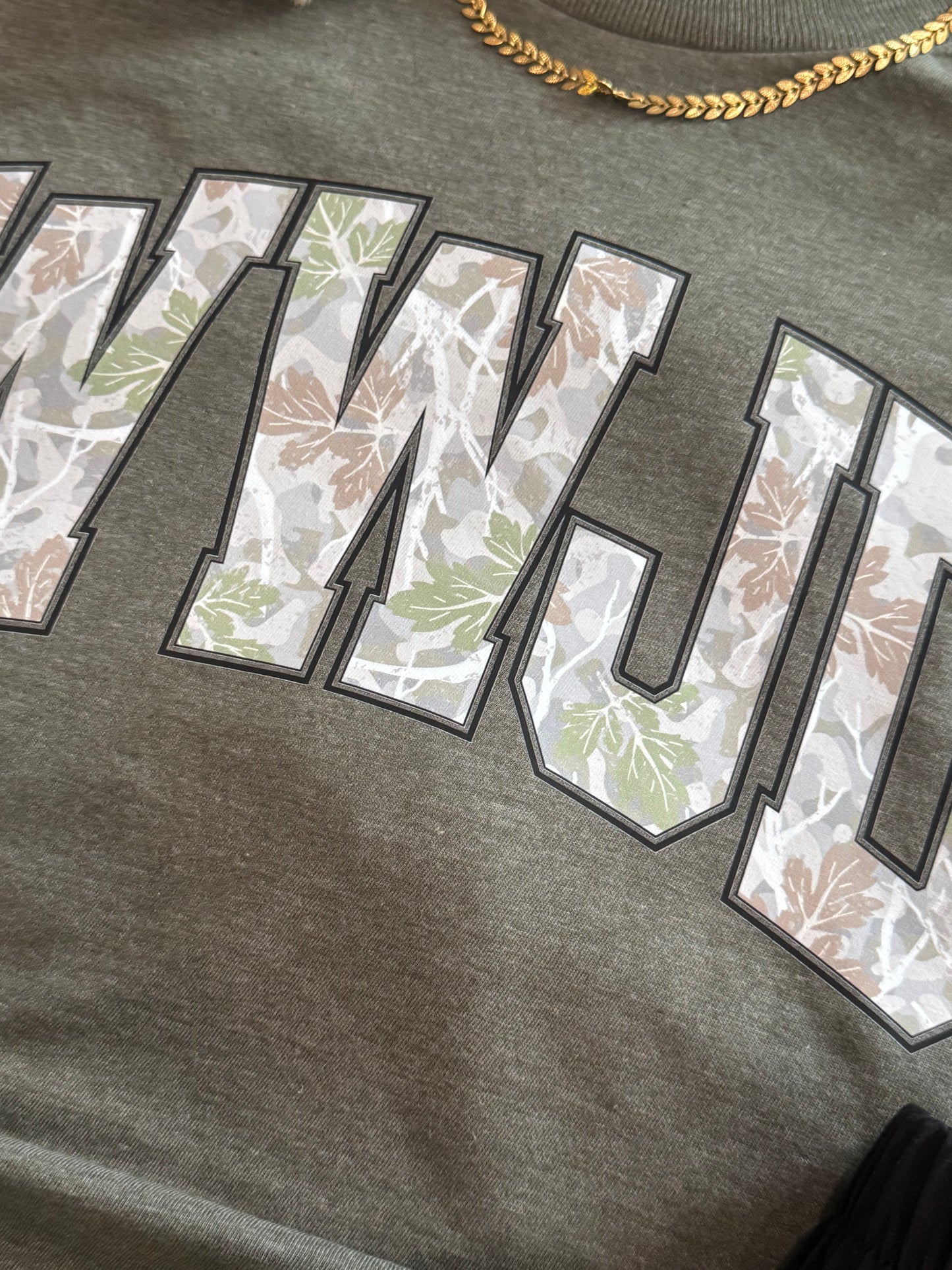 WWJD Camo Tee