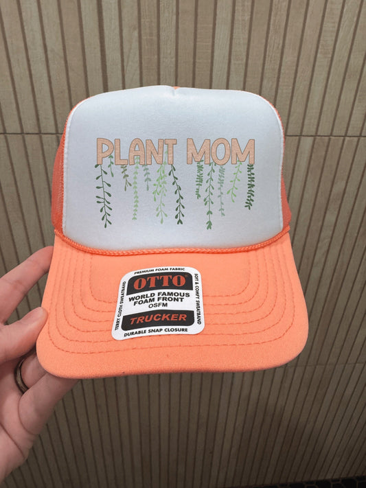 Plant Mom Trucker Hat