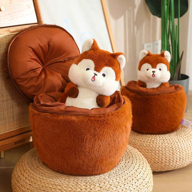 Surprise Squirrel Acorn Plushies