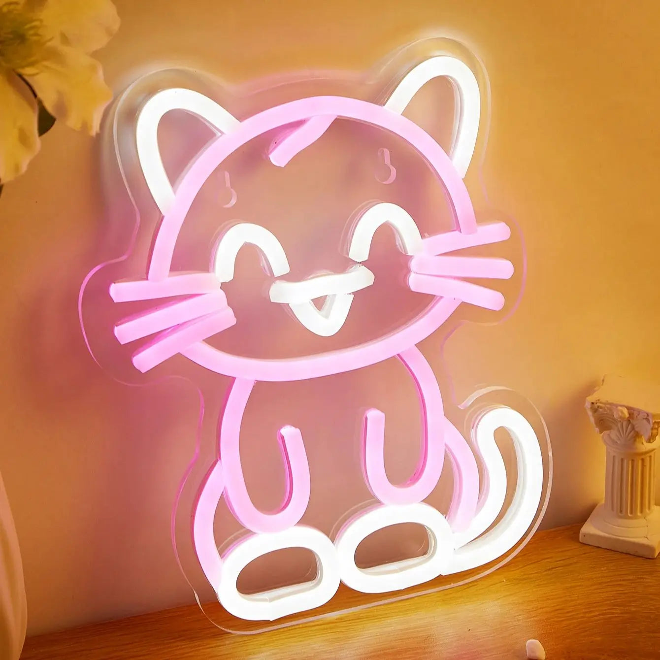 Cute Cat Neon Light