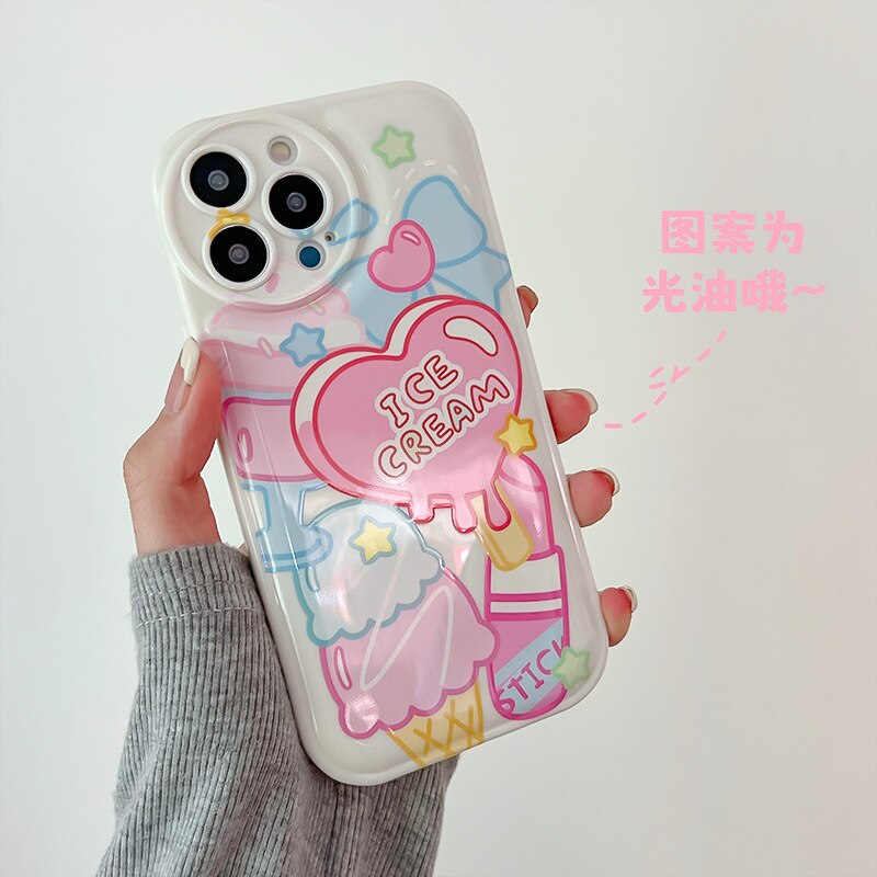 Lipstick Ice Cream iPhone Case