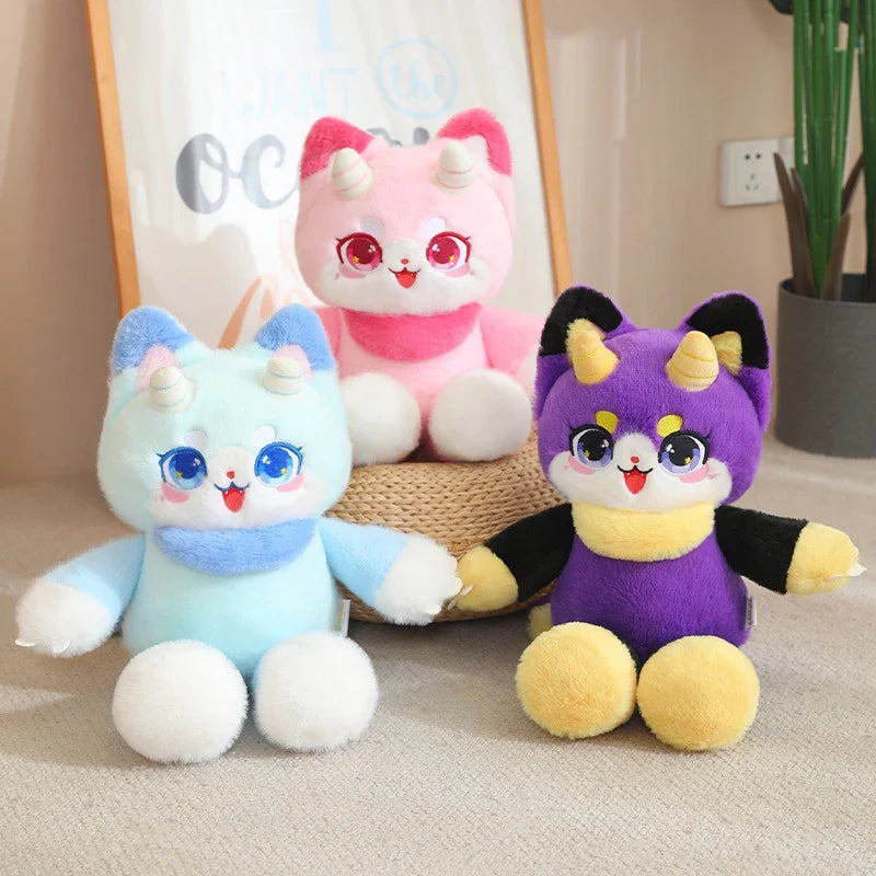 Kawaii Dragon Cat Plushies