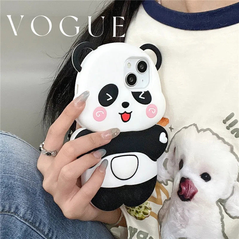 Cute Panda iPhone Case