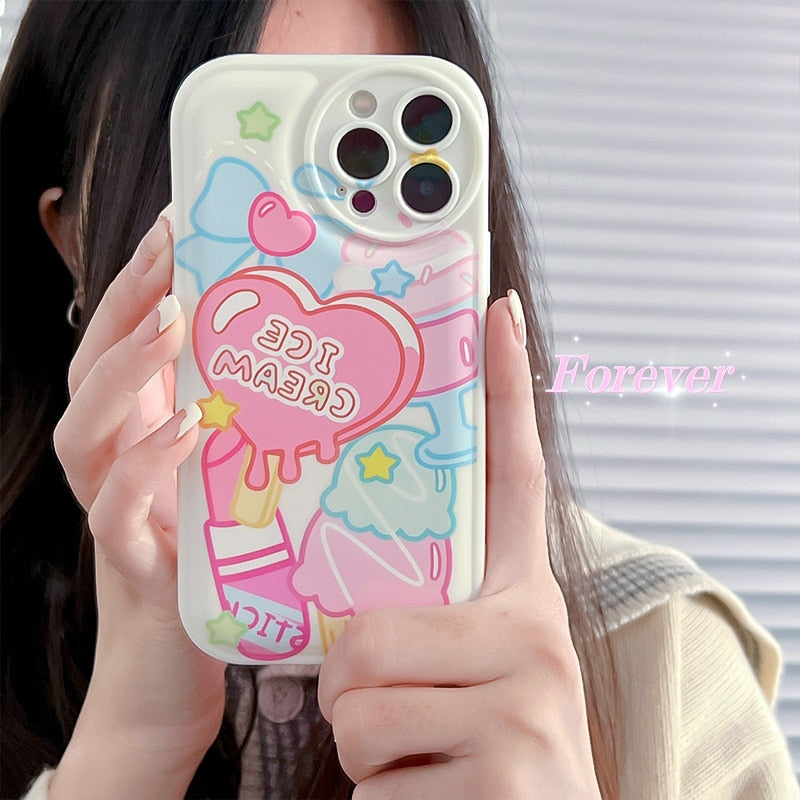 Lipstick Ice Cream iPhone Case