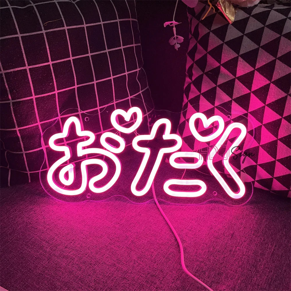 "Otaku" Neon Light SIgn