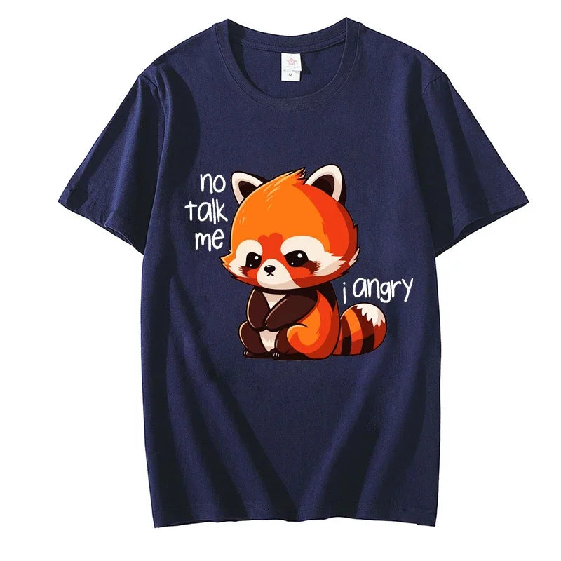 "No Talk Me I Angry" Red Panda T-Shirt