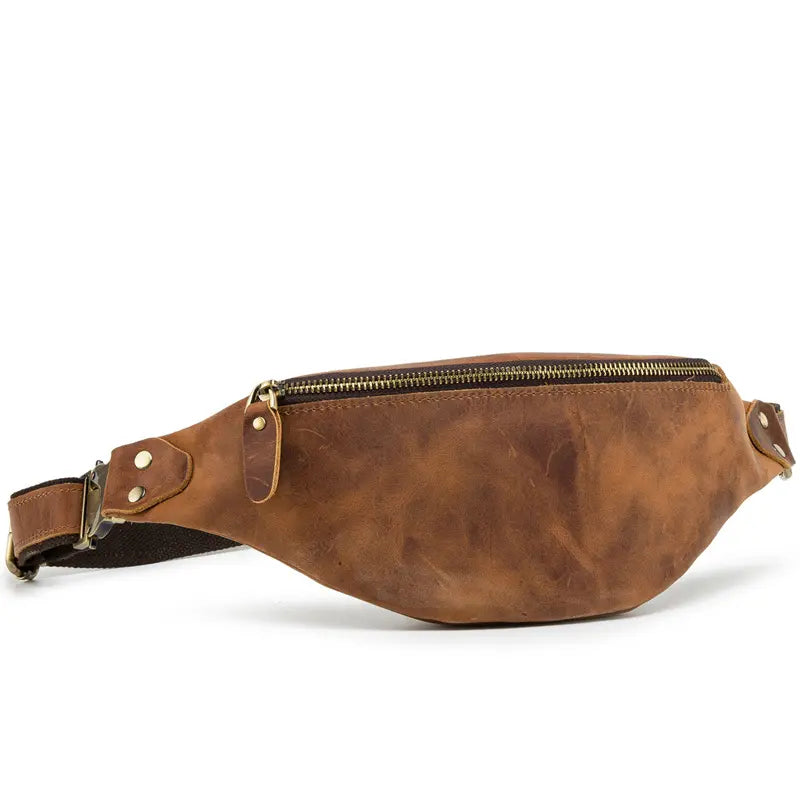 Wagner Leather Waist Bag | Full Grain Leather Fanny Pack