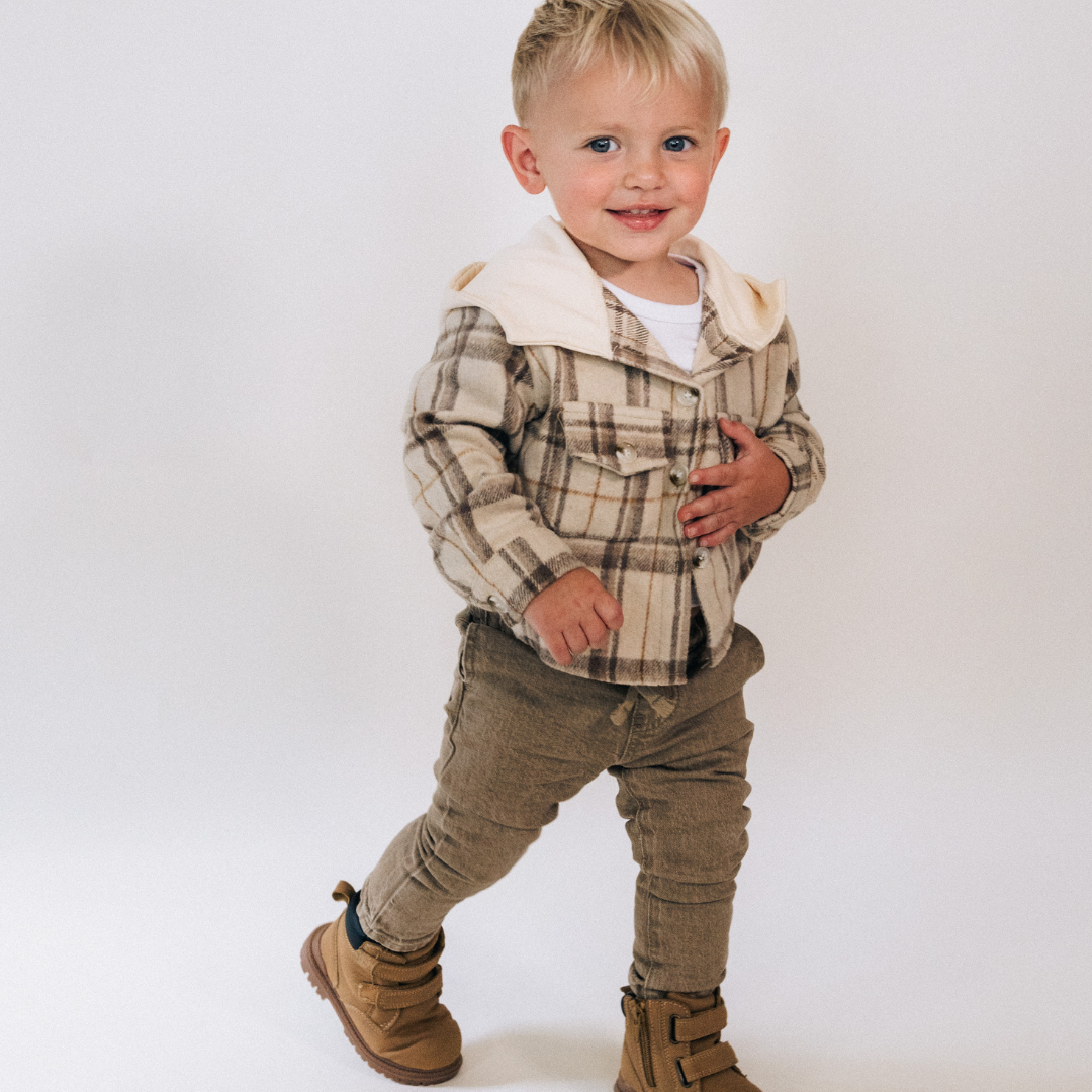 Beige Flannel - Infant