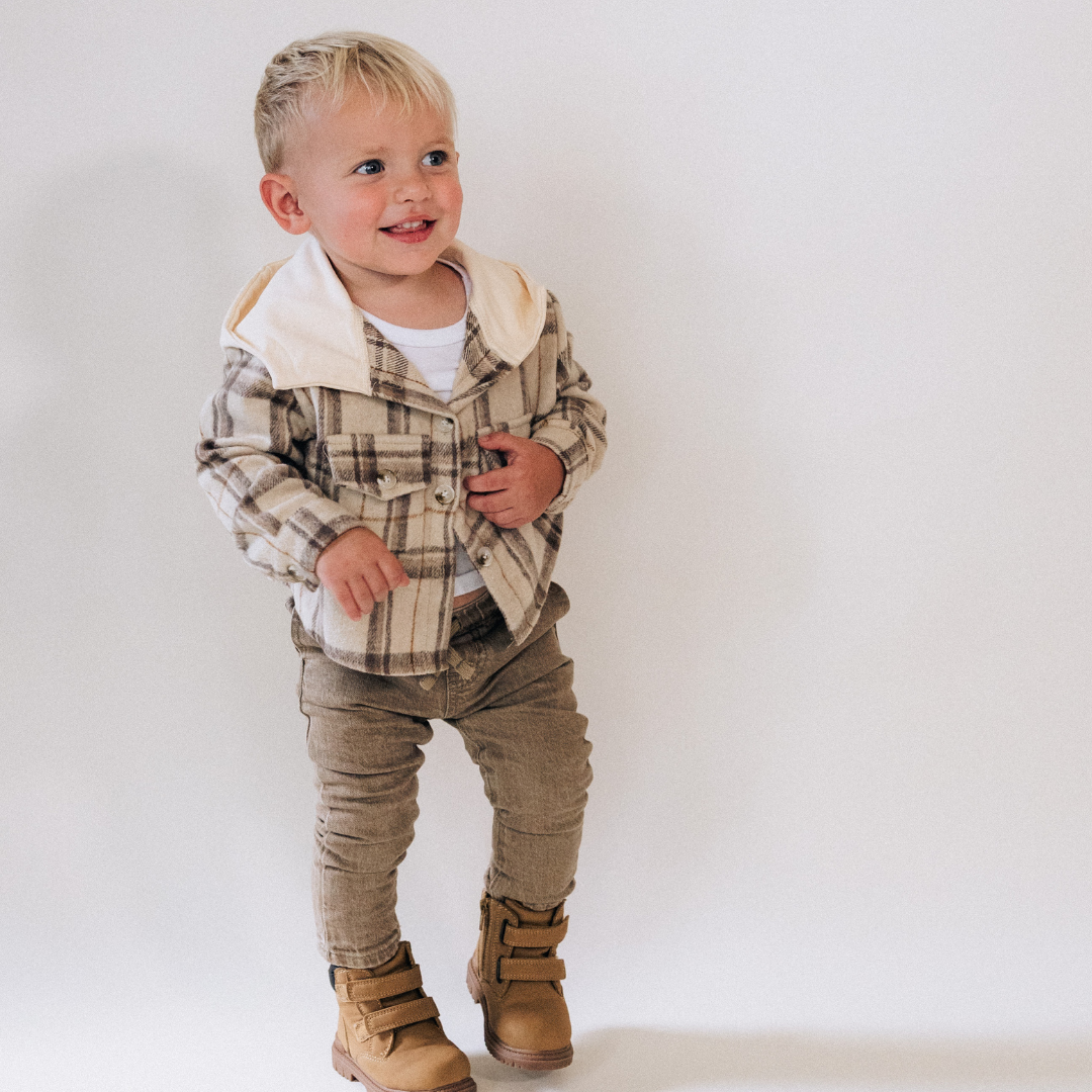 Beige Flannel - Infant