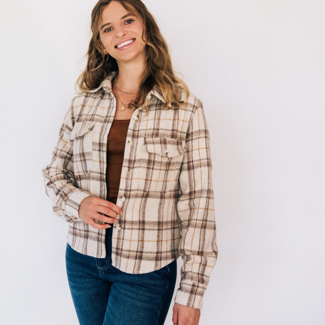 Beige Flannel - Women's