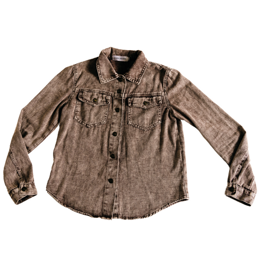 Brown Denim Jacket - Women