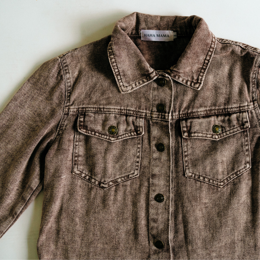 Brown Denim Jacket - Child