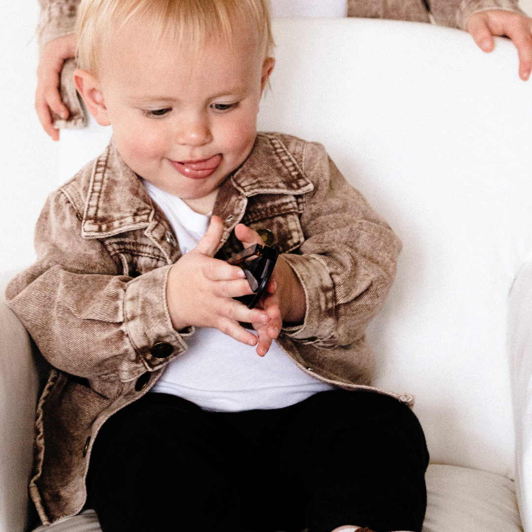 Brown Denim Jacket - Infant