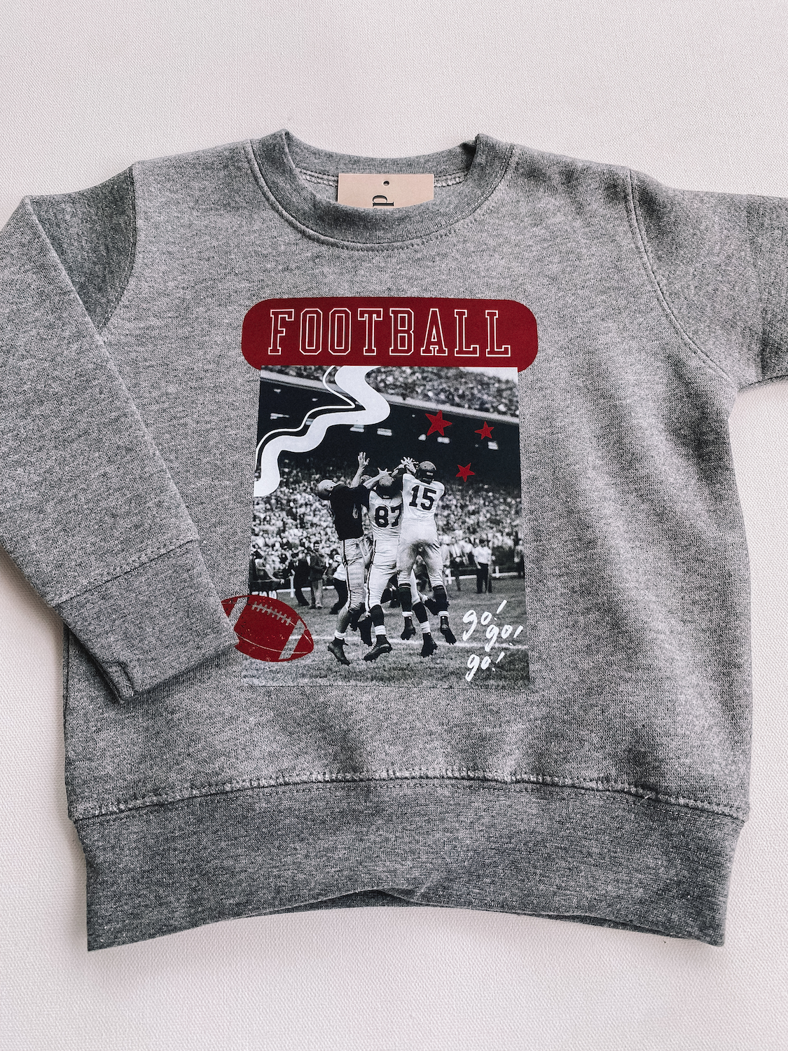 vintage football crewneck